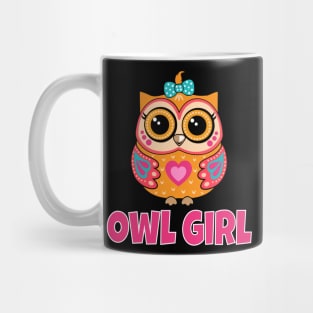 Cute Owl Girl Mug